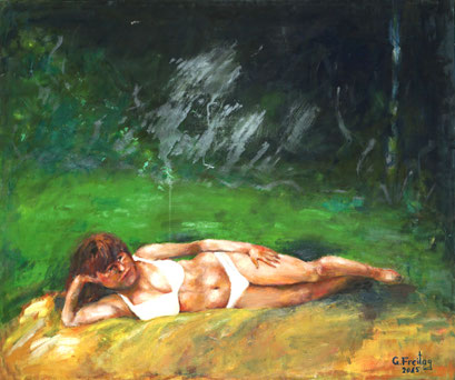 BARBARA| 2014, Öl auf Leinwand, 100 x 120 cm