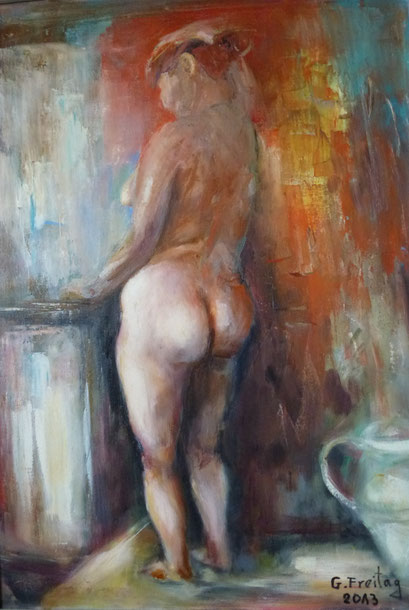 AKT | 2013, Öl auf Leinwand, 50 x 70 cm. Privatsammlung!