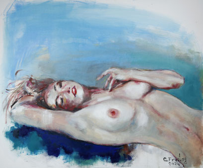 SANNY 4 | 2024, Öl auf Leinwand, 120 x 100 cm