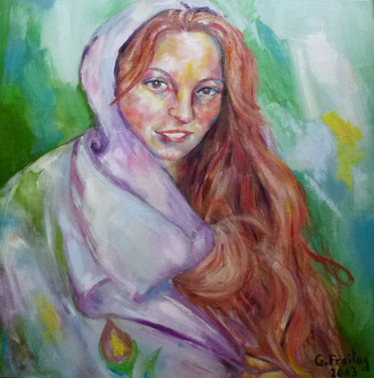 KETI | 2013, Öl auf Leinwand, 80 x 80 cm