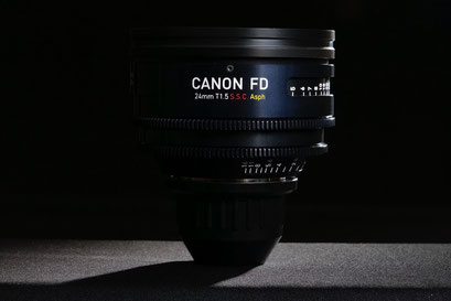 Puhlmann Cine - Canon FD Cine Lens Set rehoused by Whitepoint Optics