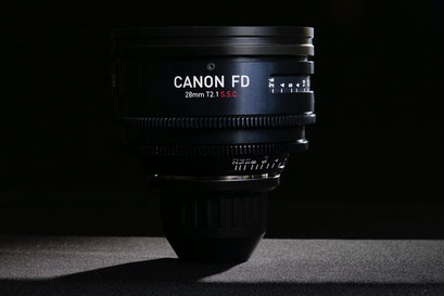 Puhlmann Cine - Canon FD Cine Lens Set rehoused by Whitepoint Optics