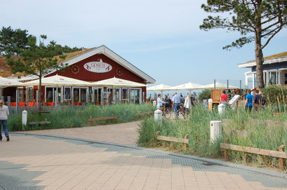 strandnahe Gastronomie an der Ostsee