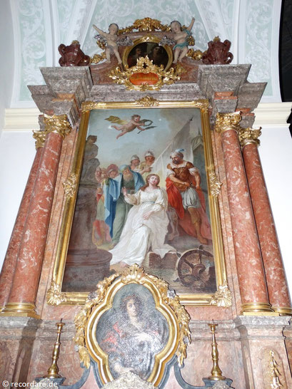 Seitenaltar der Hl. Katharina