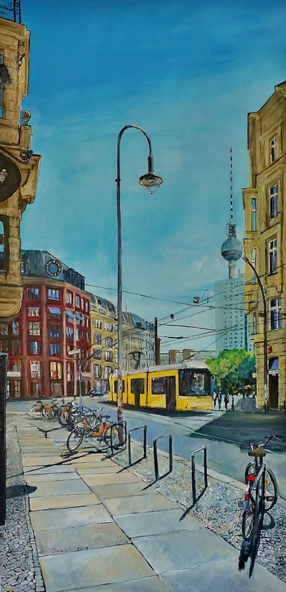 Am Hackeschen Markt, 50x100 cm, 2019