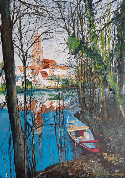 St.-Marien-Andreas-Kirche, Rathenow, 50x70 cm, 2022 (Auftragsarbeit)