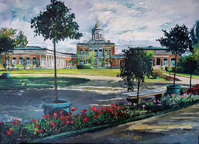 Das Marmorpalais im Neuen Garten, Potsdam, 70x50 cm, 2019