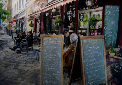 Berlin - Kreuzberg, Bergmannstraße, 70x50cm, 2014 (verk.)