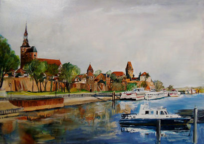 Tangermünde, Hafen, 70x50cm, 2012
