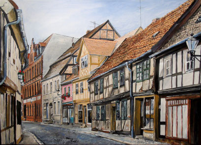 In der Altstadt von Tangermünde, 70x50cm, 2015 (verk.)