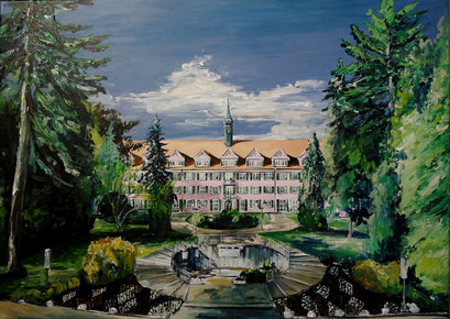 Schloss-Klinik Sonnenbühl I, 70x50 cm, 2016 (Auftragsarbeit)