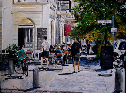 In der Dunckerstraße, Berlin - Prenzlauer Berg, 80x60 cm, 2015