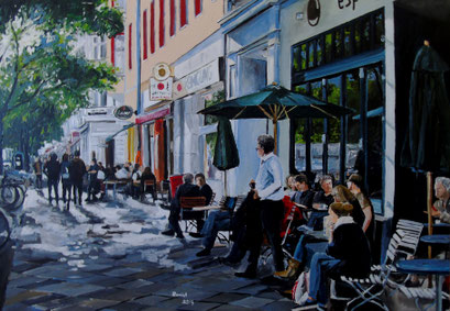 Bergmannstraße, Berlin-Kreuzberg, 100x70cm, 2014 (verk.)