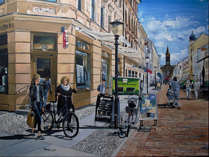 Brandenburger Straße, Potsdam, 80x60 cm, 2017