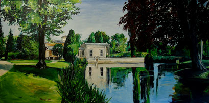Die Römischen Bäder, Potsdam Sanssouci, 100x50 cm, 2016