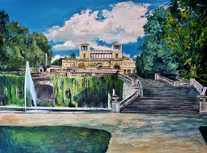 Das Orangerieschloss, Potsdam - Sanssouci, 120x90 cm, 2018