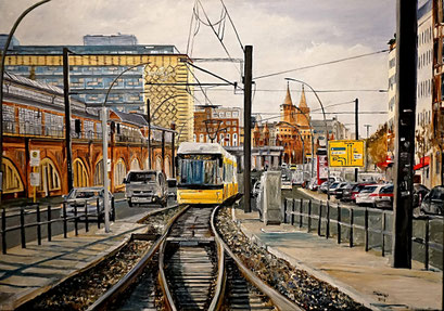 M10 - Warschauer Straße, Berlin, 100x70 cm, 2018 (verk.)