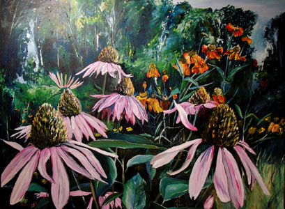 Spätsommer im Optikpark, Rathenow, 120x90 cm, 2016 (verk.)