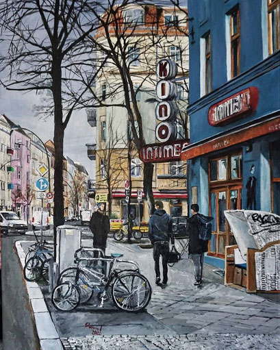 Das Kino INTIMES, Berlin-Friedrichshain, 60x80 cm, 2020