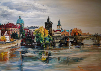 Prag, 100x70 cm, 2016 (Auftragsarbeit)