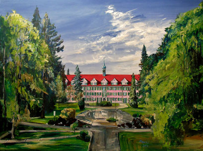 Schloss-Klinik Sonnenbühl II, 80x60cm, 2016 (Auftragsarbeit)