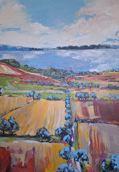 Spätsommer, 70x100 cm, 2025