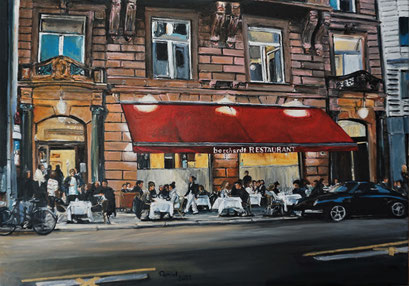 Restaurant Borchardt, Französische Straße, Berlin, 70x50 cm, 2022 (Auftragsarbeit)