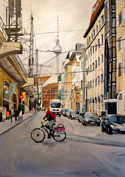 Georgenstraße, Berlin-Mitte, 70x100 cm, 2018 (verk.)