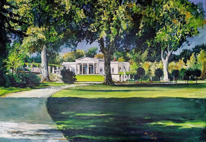 Schloss Charlottenhof, Park Sanssouci, 100x70 cm, 2019