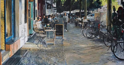 In der Dunckerstraße, Berlin, 100x50 cm, 2021 (verk.)