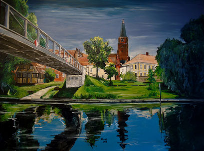 Dominsel, Brandenburg an der Havel, 120x90 cm, 2016