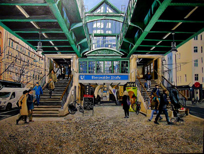 U-Bhf Eberswalder Straße, Berlin, 120x90 cm, 2017