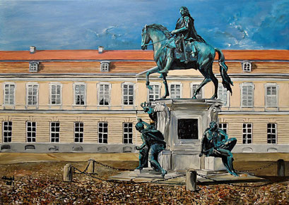 Reiterstandbild des Großen Kurfürsten, Schloss Charlottenburg, 70x50 cm, 2017