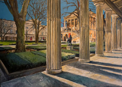 Kolonnade, Museumsinsel, 70x50 cm, 2019