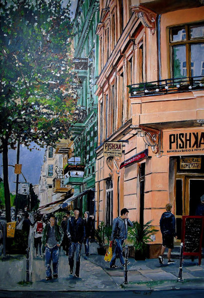 Bergmannkiez, Berlin-Kreuzberg, 70x100 cm, 2015