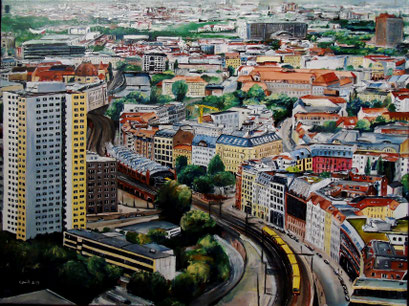 S-Bahnhof Hackescher Markt, Berlin - Mitte, 80x60cm, 2013