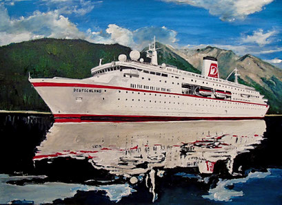 MS Deutschland, 70x50 cm, 2017 (Auftragsarbeit)