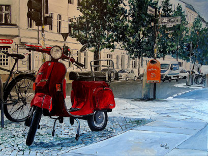 Winsstraße/Marienburger Str., Berlin-Prenzlauer Berg, 80x60 cm, 2016