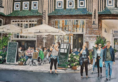In den Hackeschen Höfen, Rosenthaler Straße, 100x70 cm, 2019