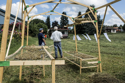mähen 1_Ausstellungsansicht_multimedia_Größe variabel_Kunsthalle Kleinschönach_2021_Foto: Isabel Meyer
