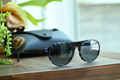 【中学サッカー部顧問の偏光サングラス】フレーム：Ray-Ban  RB2215F　レンズ：TALEX EASEBLUE HM Single Cort