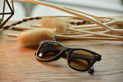 フレーム：Ray-Ban RB2140F　 レンズ：TALEX RUSTER  BROWN