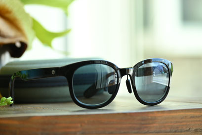 【日常を癒す偏光サングラス】フレーム：OZNIS  FLAT03　レンズ：TALEX EASEBLUE HM Single Cort