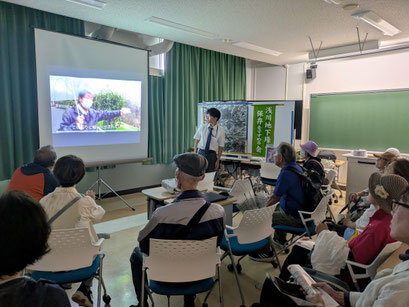 学生さんが、拓殖大学の敷地が中島のエンジン運転場だったことを報告。映像（動画）は証言者です