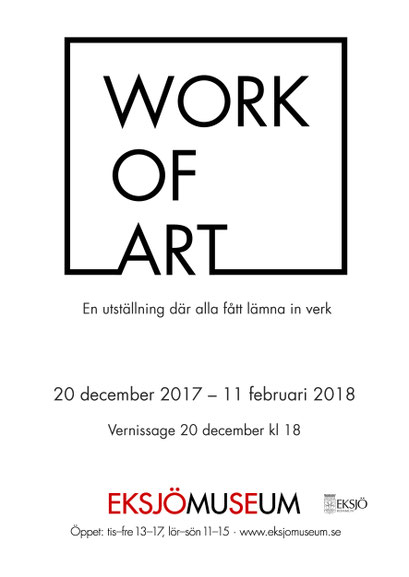 Work of Art, Group Show at Eksjö Museum 2017