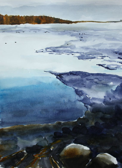 Schweriner See, vereist