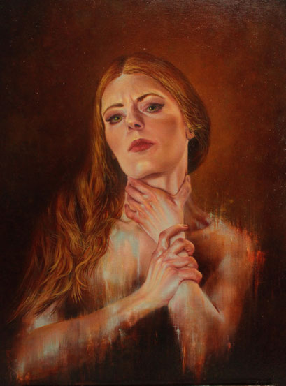 "ZORN" / Öl auf Leinwand / 80 cm x 60 cm  VERKAUFT