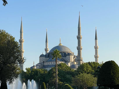 Ingrid A. - blaue Moschee in Istanbul