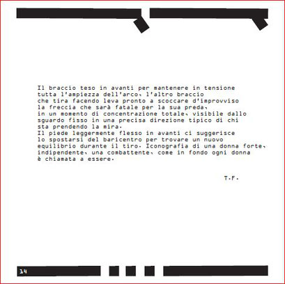 Estratto delle Didascalie Critiche scritte per il Catalogo della Mostra di Bruno Melappioni  "Il Filo Continuo"