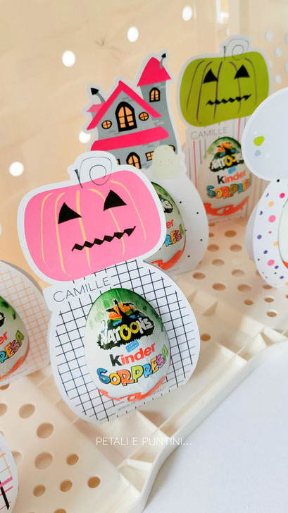 Ovetto kinder personalizzato Halloween